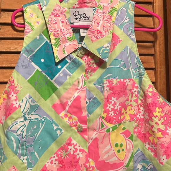 Lilly Pulitzer Colorful Pastel Collared Dress - Picture 7 of 16